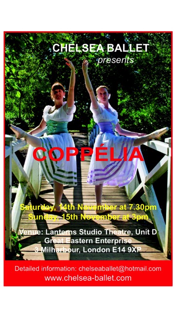 Chelsea Ballet poster for 2015 performance