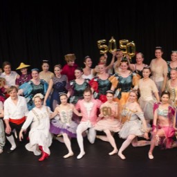 Chelsea Ballet Dancers after show photo call