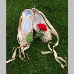 Sequined Pointe shoes at Capel Manor